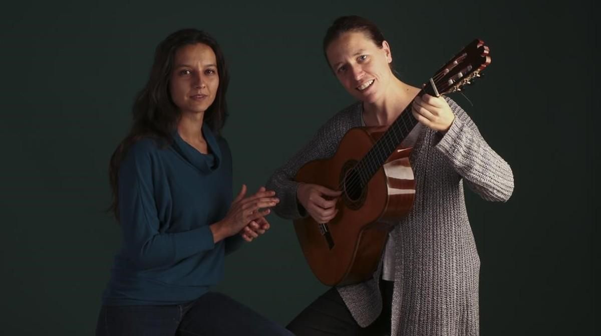Isabel Vinardell e Isabelle Laudenbach. Isabel Vinardell e Isabelle Laudenbach.
