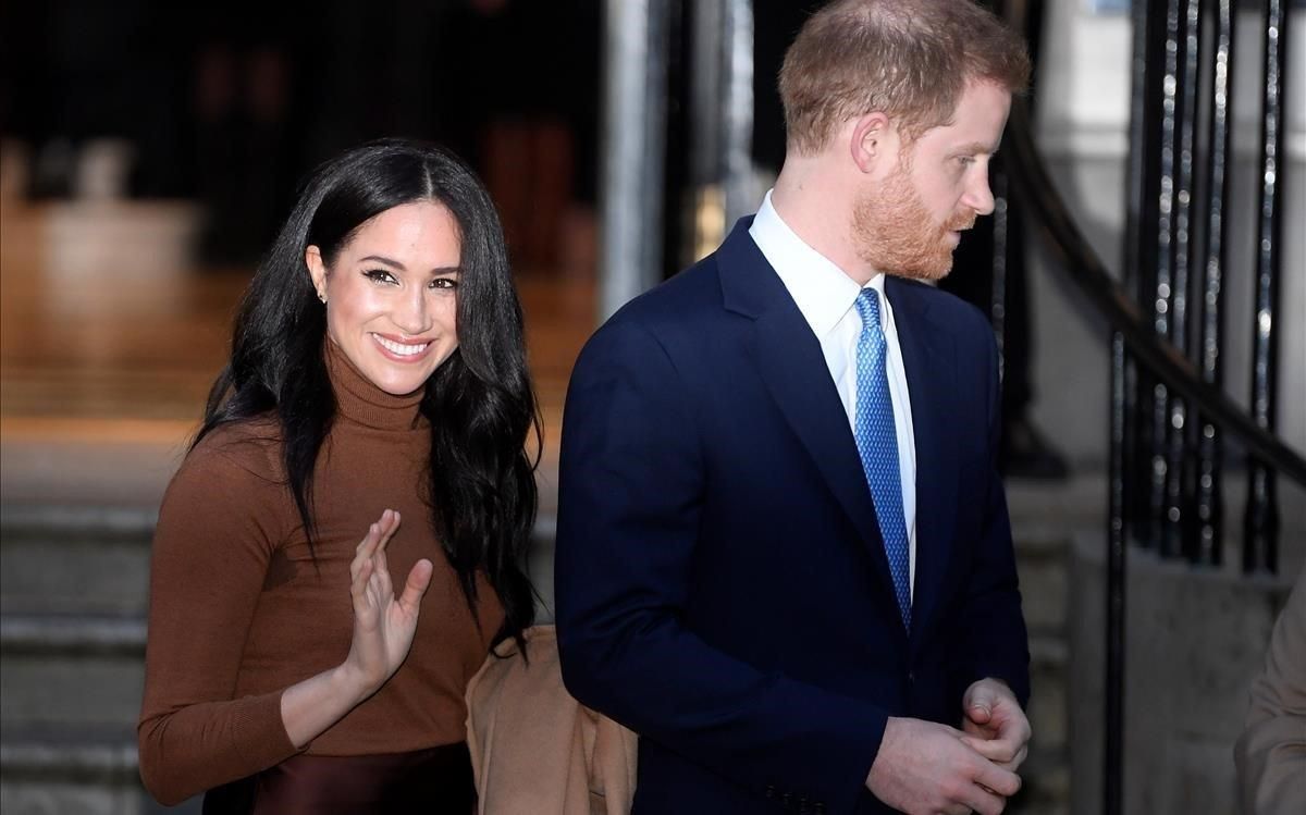 Meghan Markle y Enrique, en un acto en Londres, en enero. Meghan Markle y Enrique, en un acto en Londres, en enero.