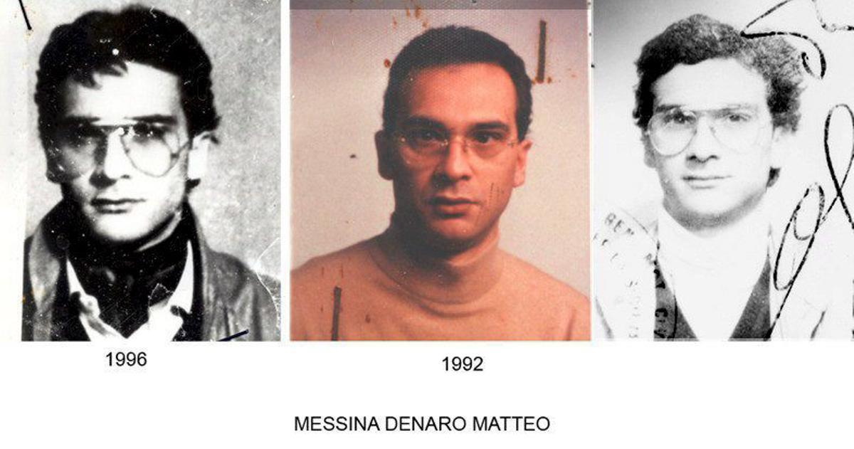 Italia detiene al criminal más buscado del país, el ’capo’ siciliano Matteo Messina Denaro. En las fotos, fichas policiales del capo de la mafia Matteo Messina en la década de los 90.