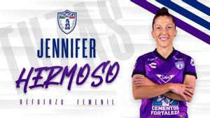 Jenni Hermoso, nueva jugadora del Pachuca.