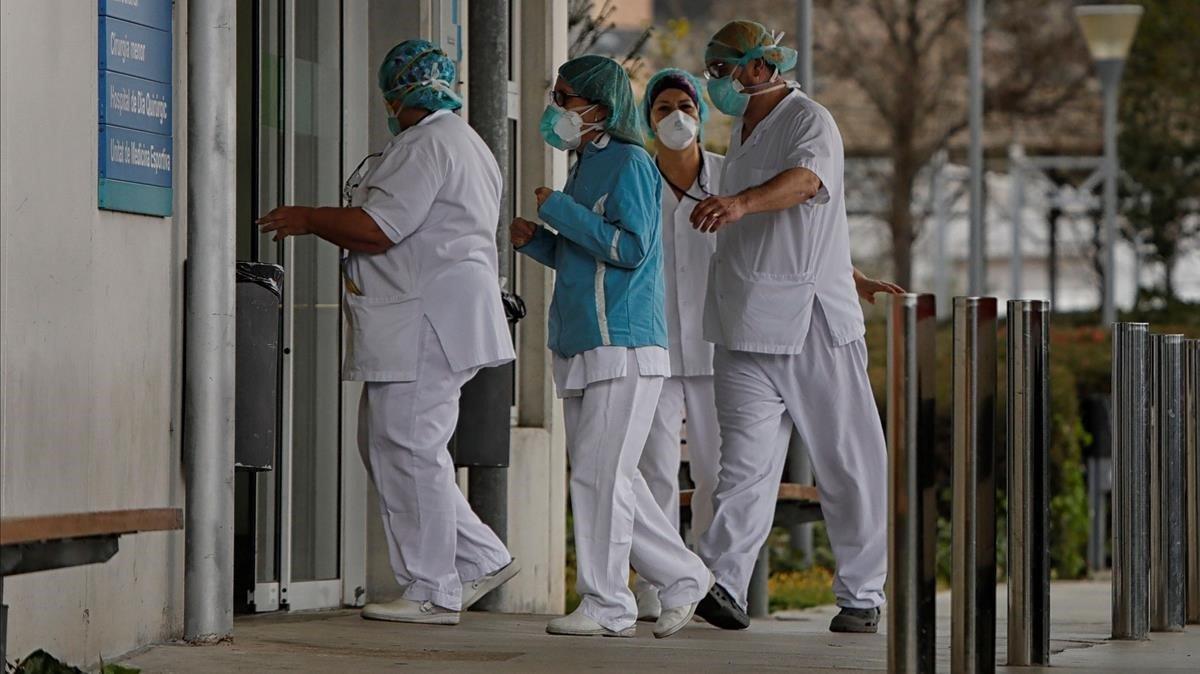 Personal del Hospital de Igualada. Personal del Hospital de Igualada.