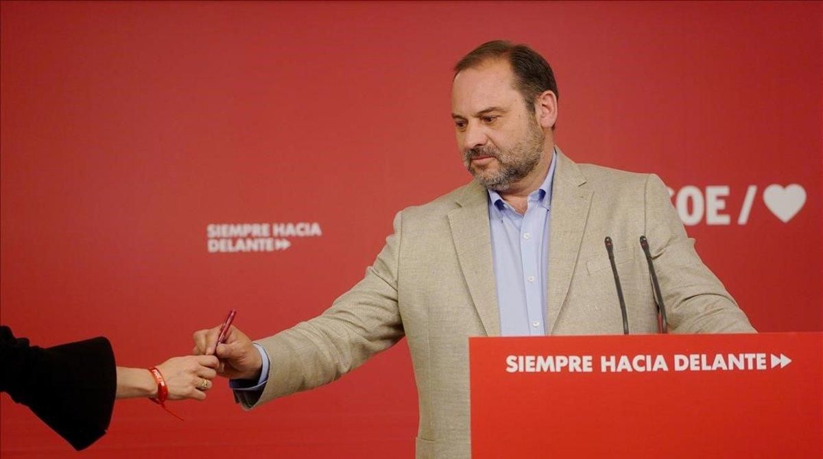 José Luis Ábalos, el pasado 17 de mayo en la sede del PSOE. José Luis Ábalos, el pasado 17 de mayo en la sede del PSOE.