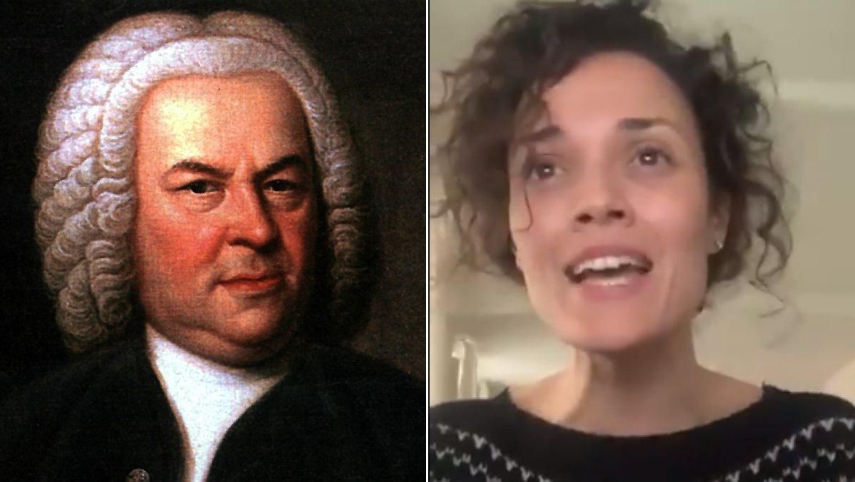 La cantante Sheila Blanco rinde homenaje a Bach en un vídeo en Twitter. La cantante Sheila Blanco rinde homenaje a Bach en un vídeo en Twitter.