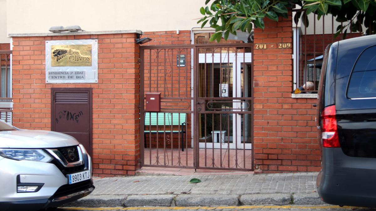La residencia Los Olivos de Barcelona, donde un hombre de 89 años ha matado a un compañero.