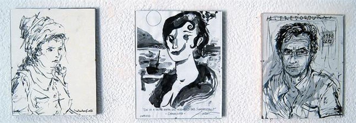Arriba, gente del barrio (vecina de las barracas, Carmen Amaya y Alfred Orduña); abajo, escenarios de barracas. Arriba, gente del barrio (vecina de las barracas, Carmen Amaya y Alfred Orduña); abajo, escenarios de barracas.