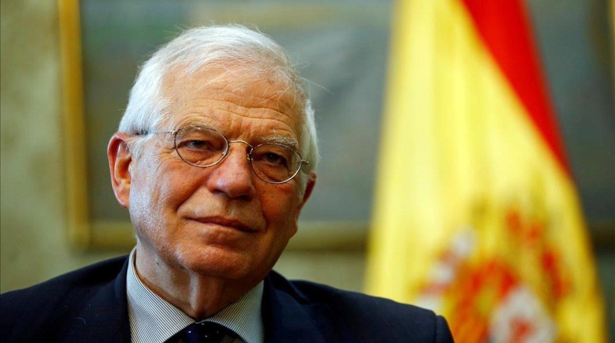 El ministro de Asuntos Exteriores, Josep Borrell. 