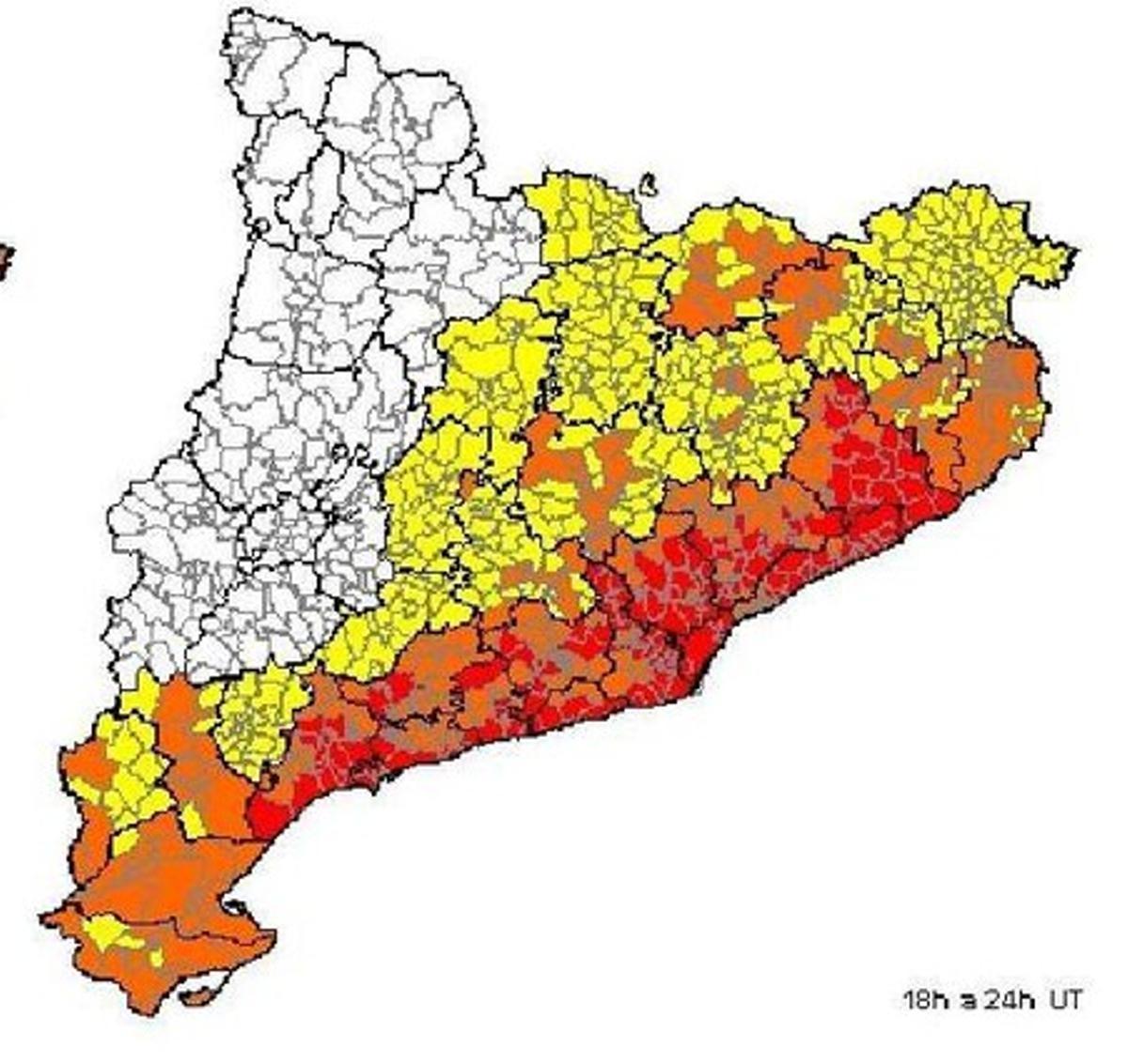 Alerta por lluvias intensas en el litoral y prelitoral