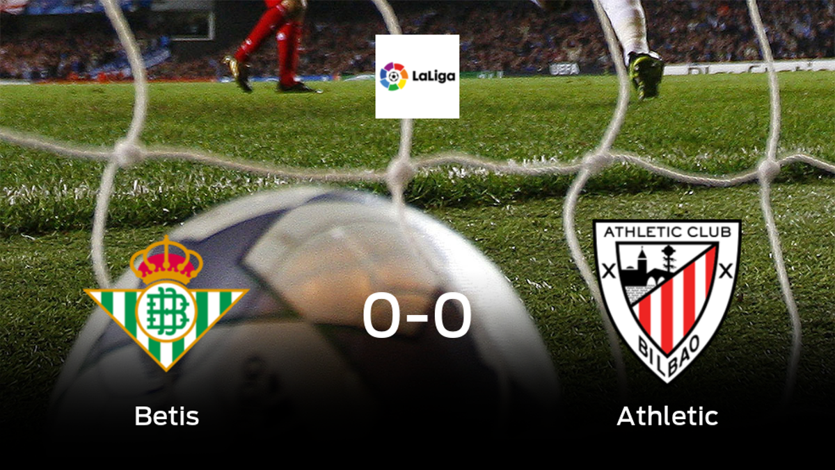 El Real Betis y el Athletic se reparten los puntos en un partido sin goles (0-0) El Real Betis y el Athletic se reparten los puntos en un partido sin goles (0-0)