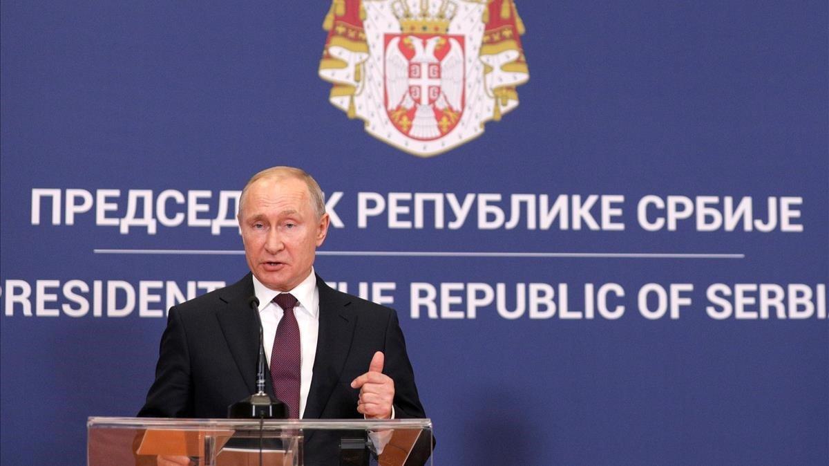 Putin acusa Occident d'intentar expulsar Rússia dels Balcans