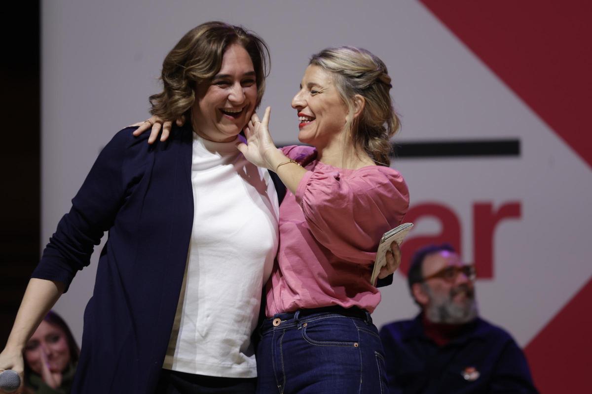 Yolanda Díaz y la partida de Barcelona Yolanda Díaz y la partida de Barcelona