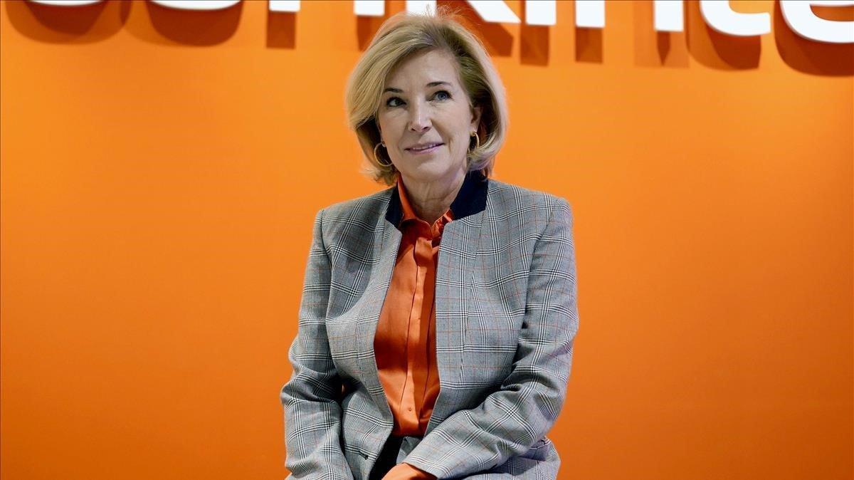 Maria Dolores Dancausa, Consejera Delegada de Bankinter, durante la presentación de los resultados del ejercicio 2019 Maria Dolores Dancausa, Consejera Delegada de Bankinter, durante la presentación de los resultados del ejercicio 2019