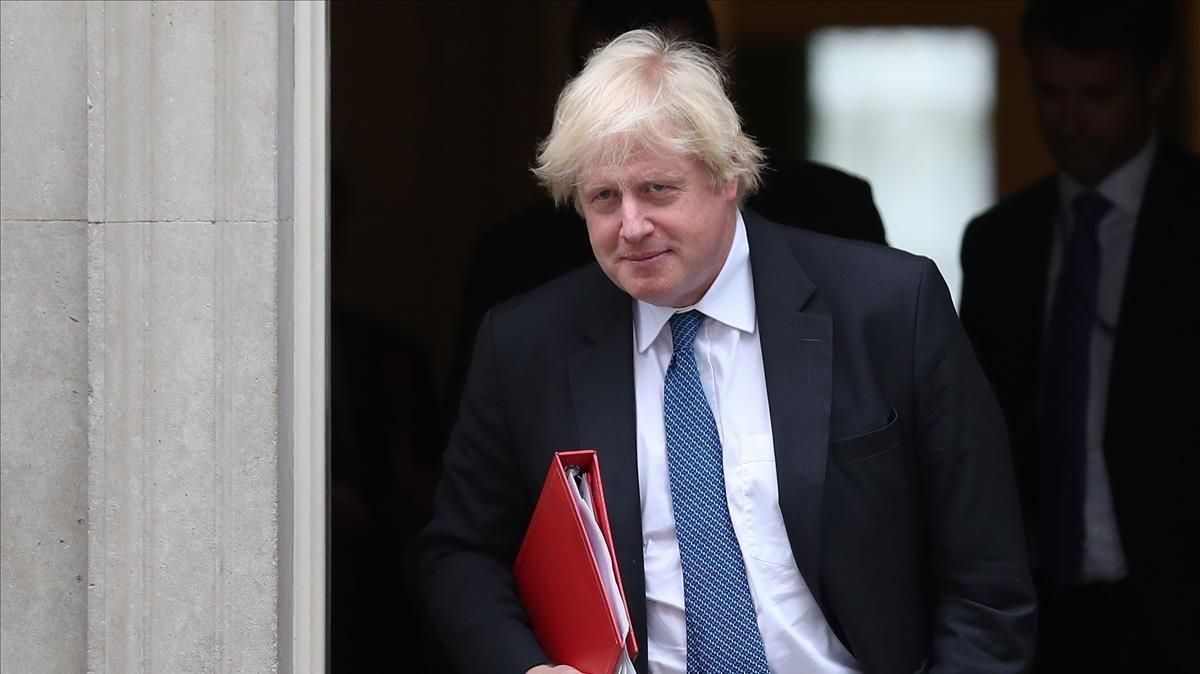 Boris Johnson, en Downing Street Boris Johnson, en Downing Street