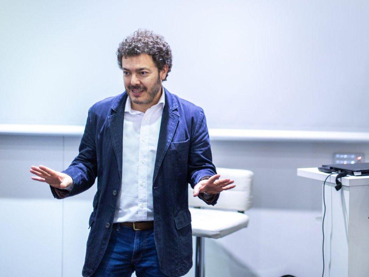 Miguel Ángel Díez durante un seminario Startups para periodistas. Miguel Ángel Díez durante un seminario Startups para periodistas.