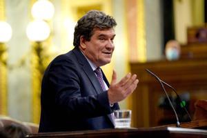 Pleno del Congreso de los Diputados , en la imagen José Luis Escrivá.
