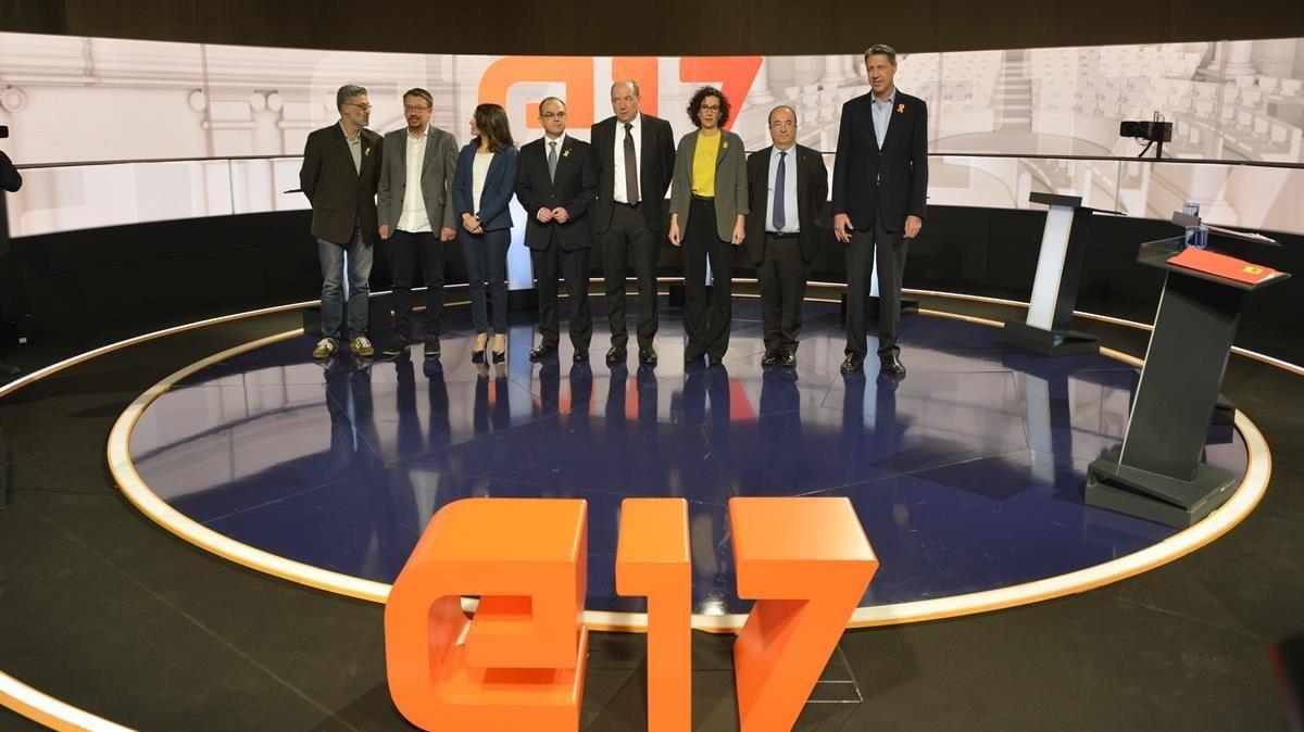 Debat de les eleccions catalanes: Xoc entre blocs