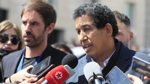 El delegado del Frente Polisario en España, Abdulah Arabi, el pasado jueves.