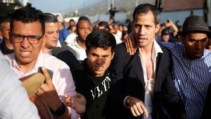 Tensió a Caracas després del retorn de Juan Guaidó