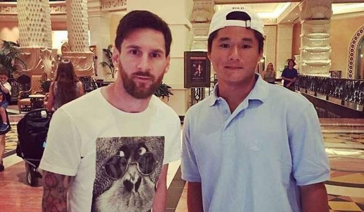 Messi descansa en las Bahamas antes de regresar a Barcelona Messi descansa en las Bahamas antes de regresar a Barcelona