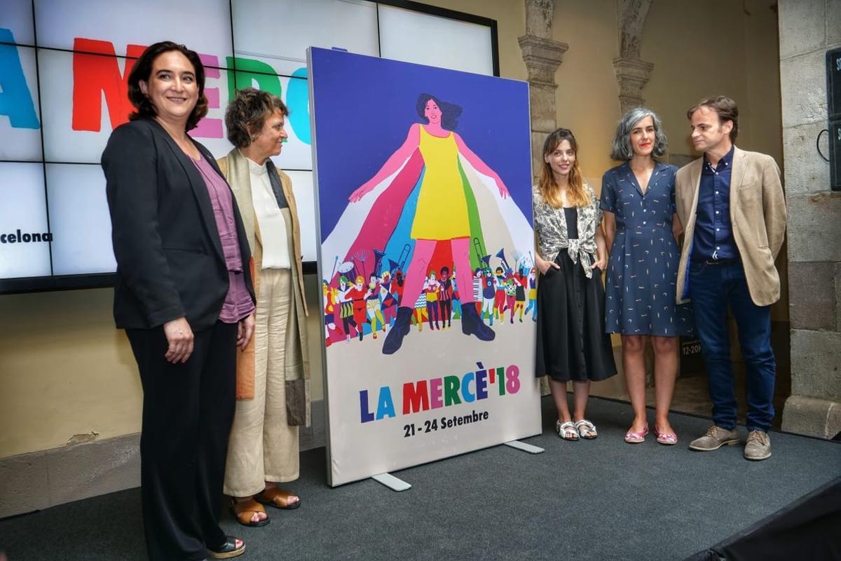 Presentación del cartel de las fiestas de la Mercè 2018. Presentación del cartel de las fiestas de la Mercè 2018.