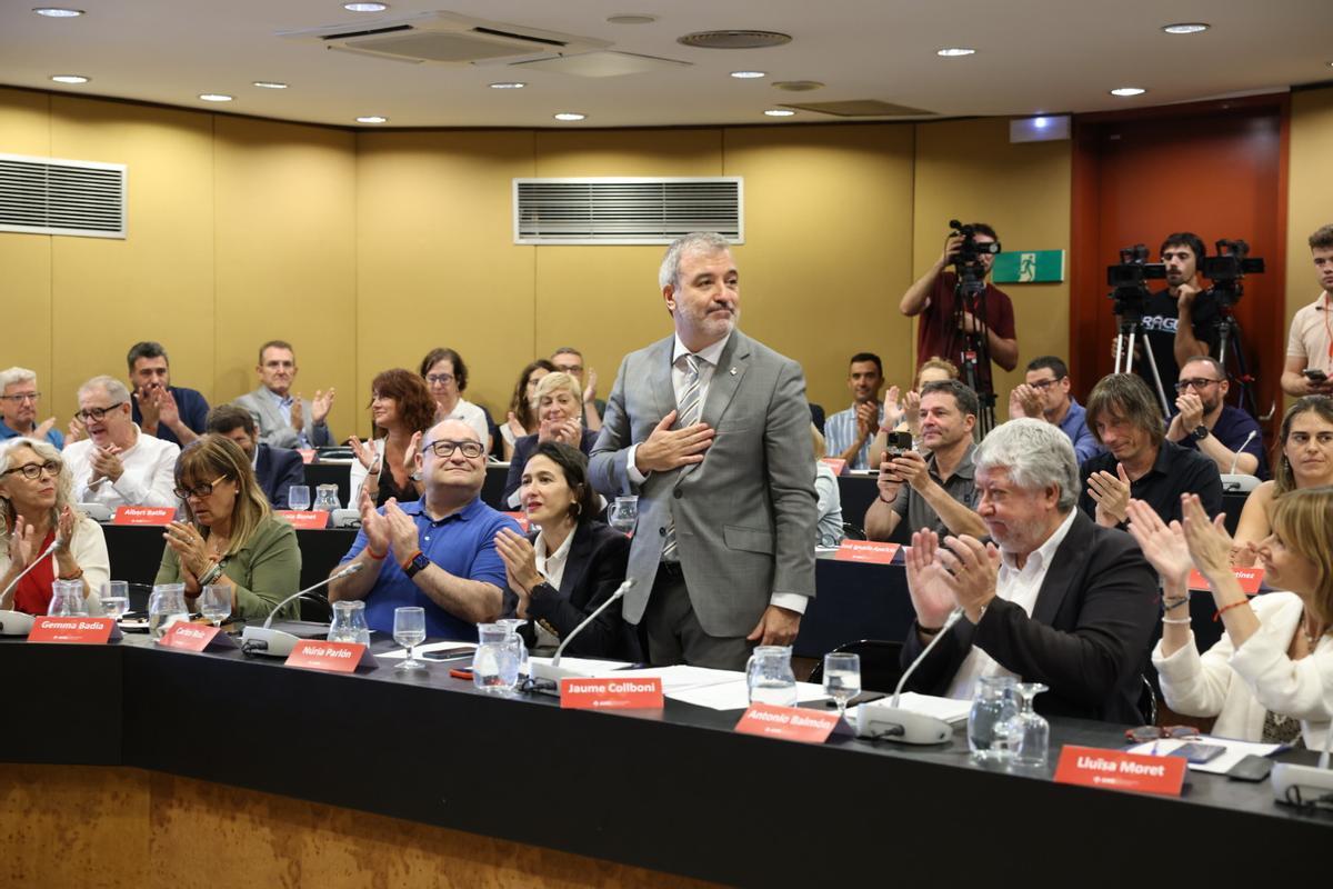 Jaume Collboni, recién nombrado nuevo presidente del AMB 2023-2027.