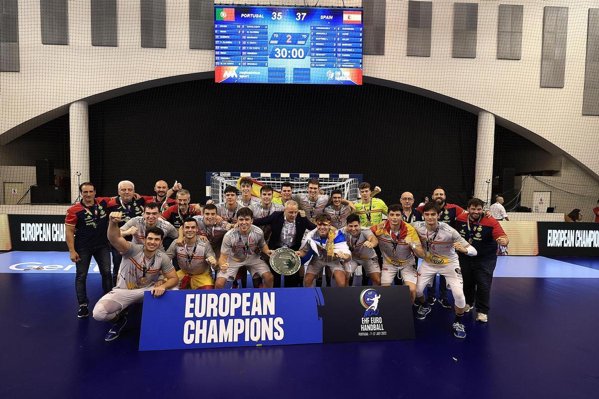 Los 'Hispanos' Juveniles logran sumar otro título europeo al balonmano español