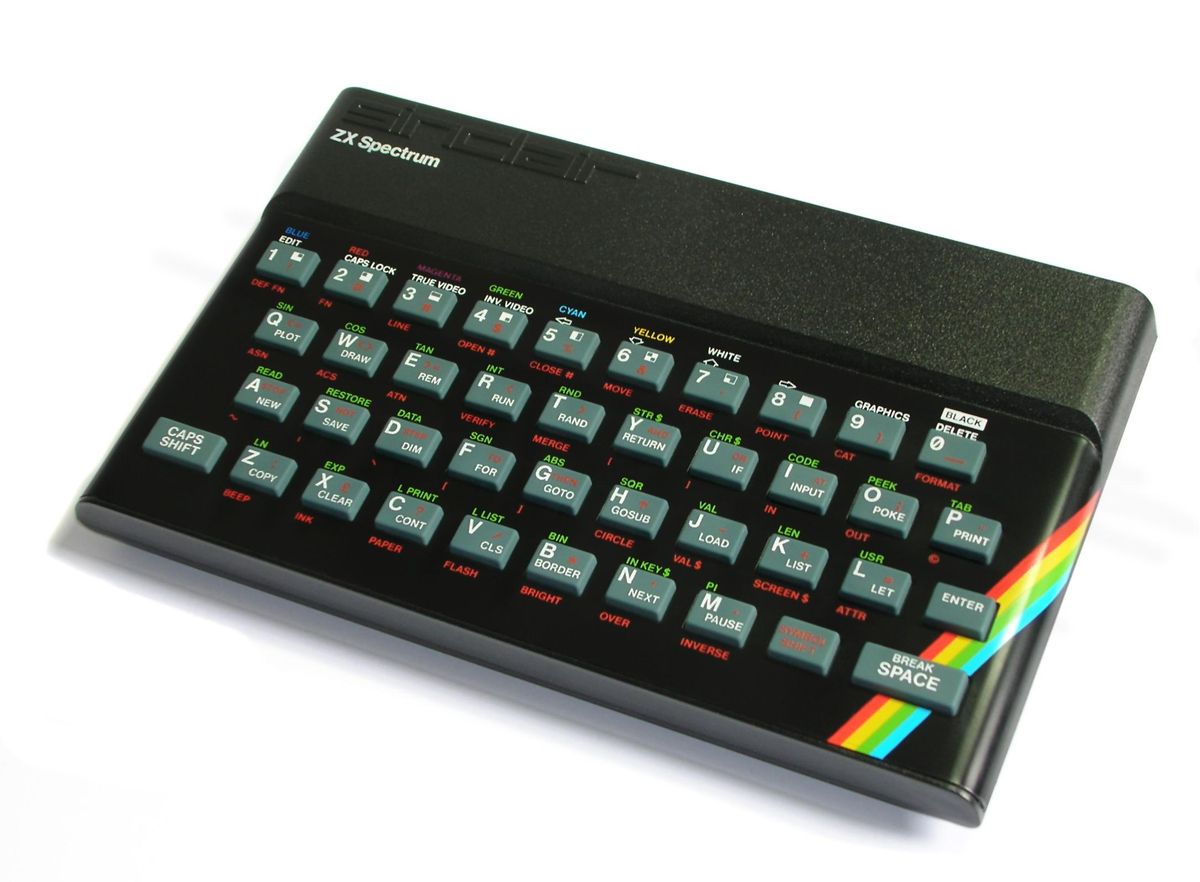 El ZX Spectrum de Clive Sinclair. El ZX Spectrum de Clive Sinclair.