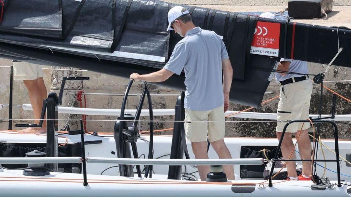 El rey Felipe VI de vacaciones en Mallorca. El rey Felipe VI de vacaciones en Mallorca.