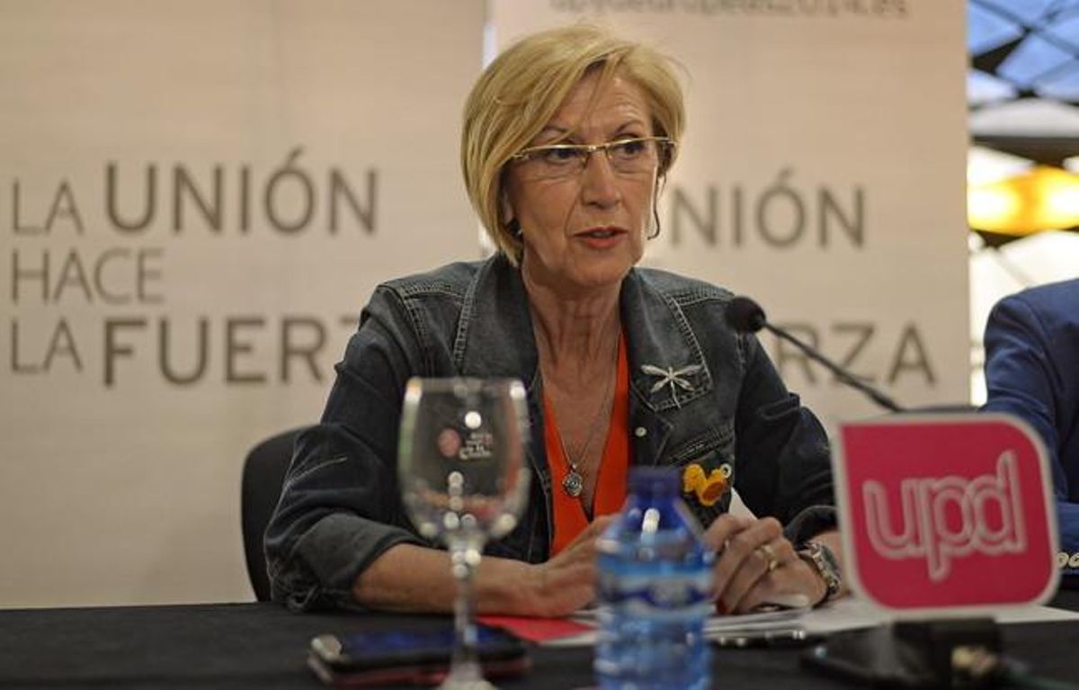 Rosa Díez, tras una reunión del consejo político del partido, el pasado junio. Rosa Díez, tras una reunión del consejo político del partido, el pasado junio.