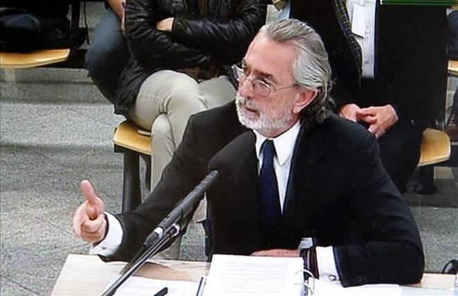 Francisco Correa, durante su declaración en el juicio del ’caso Gürtel’.