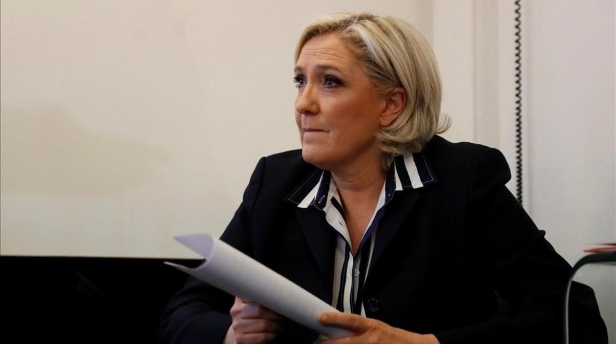 La candiata a la presidencia francesa, Marine Le Pen. La candiata a la presidencia francesa, Marine Le Pen.