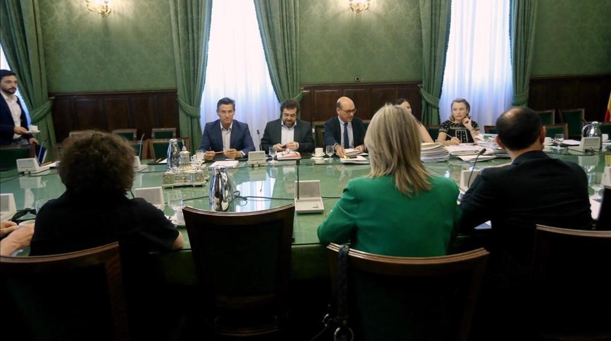 Reunión de la comisión de investigación de la ’operación Cataluña’.