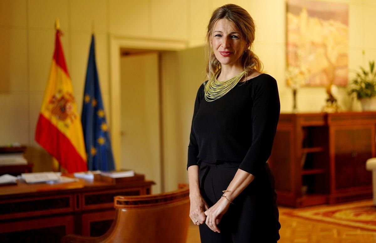 La ministra de Trabajo, Yolanda Díaz. La ministra de Trabajo, Yolanda Díaz.