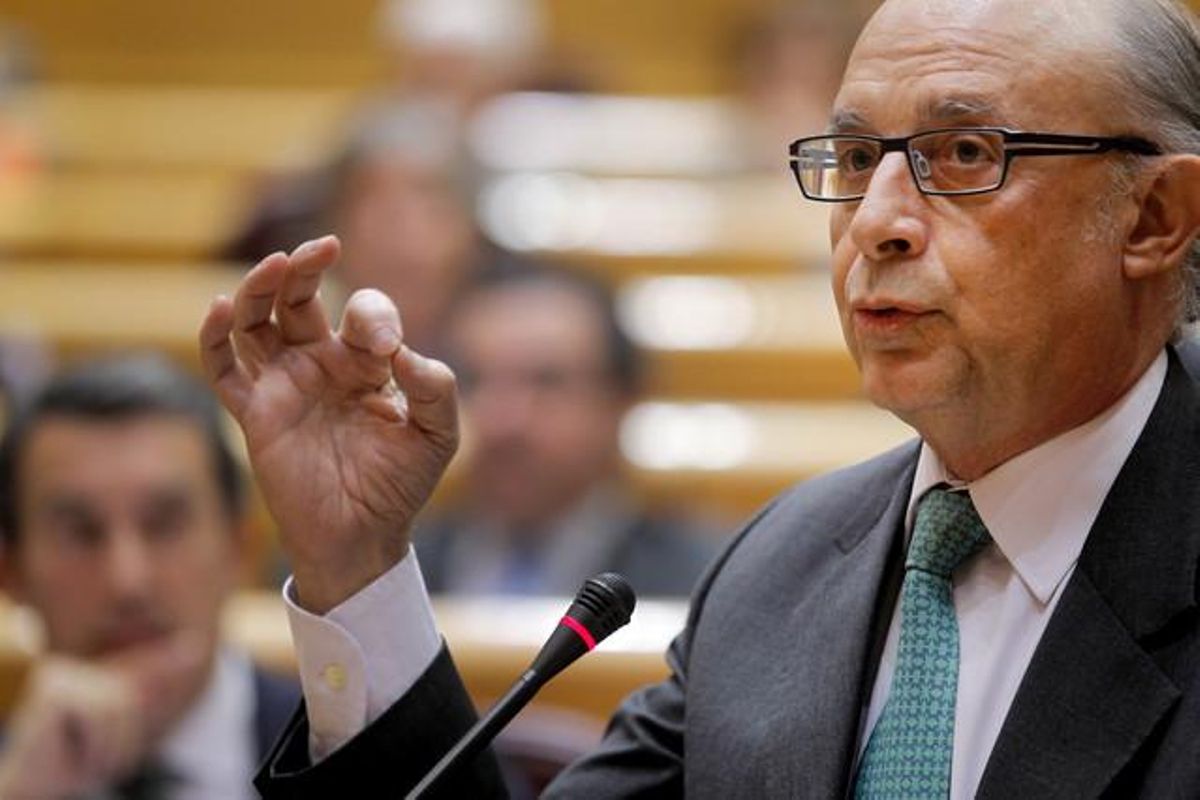 El ministro de Hacienda, Cristobal Montoro. El ministro de Hacienda, Cristobal Montoro.