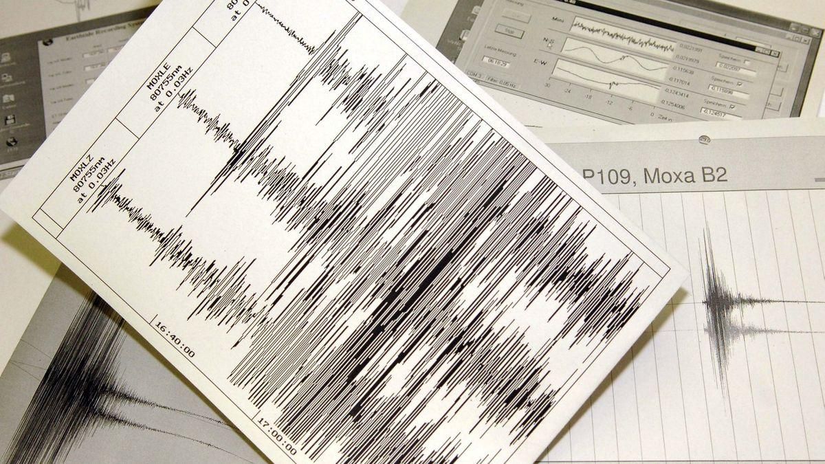 Imagen sismográfica del temblor. Imagen sismográfica del temblor.