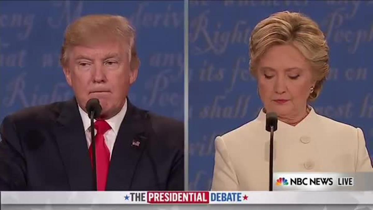 Los Momentos Clave Del Debate Clinton-Trump, En Vídeo