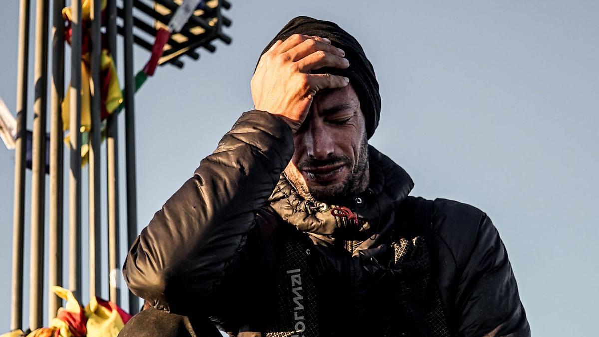 Kilian Jornet en su aventura por los Pirineos