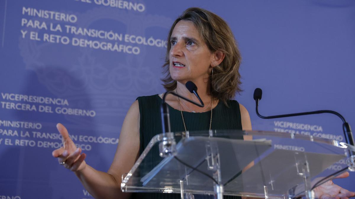  La ministra para la Transición Ecológica y el Reto Demográfico, Teresa Ribera.