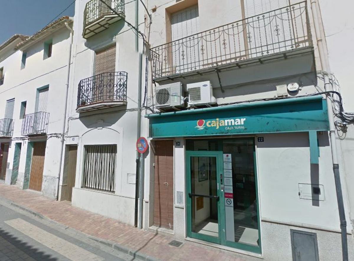 Oficina de Cajamar en Soneja, una población de unos 1.450 habitantes en el interior de Castellón.