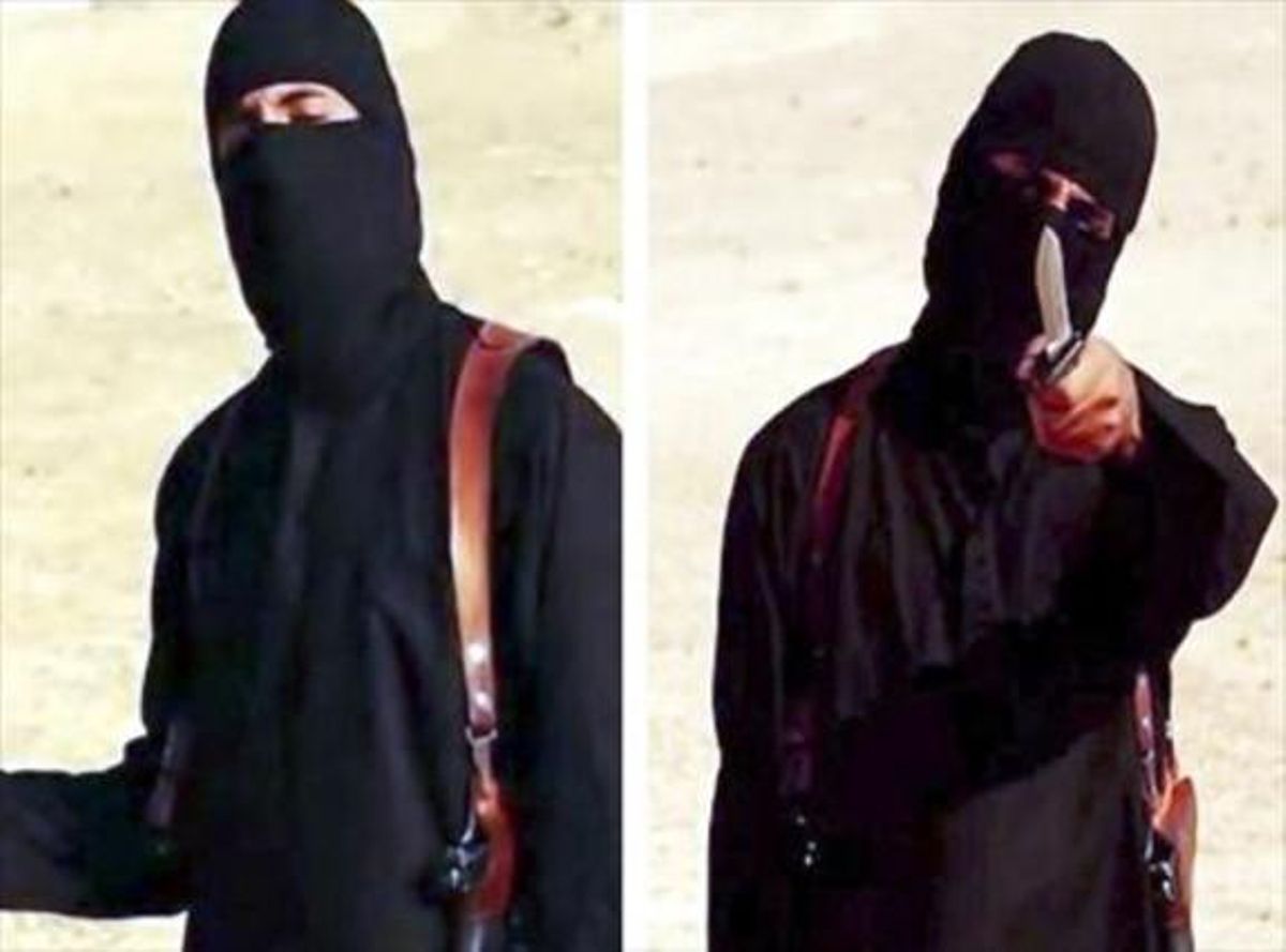 Fotograma de ’John el yihadista’ capturado de un vídeo donde amenazaba con más ejecuciones. Fotograma de ’John el yihadista’ capturado de un vídeo donde amenazaba con más ejecuciones.