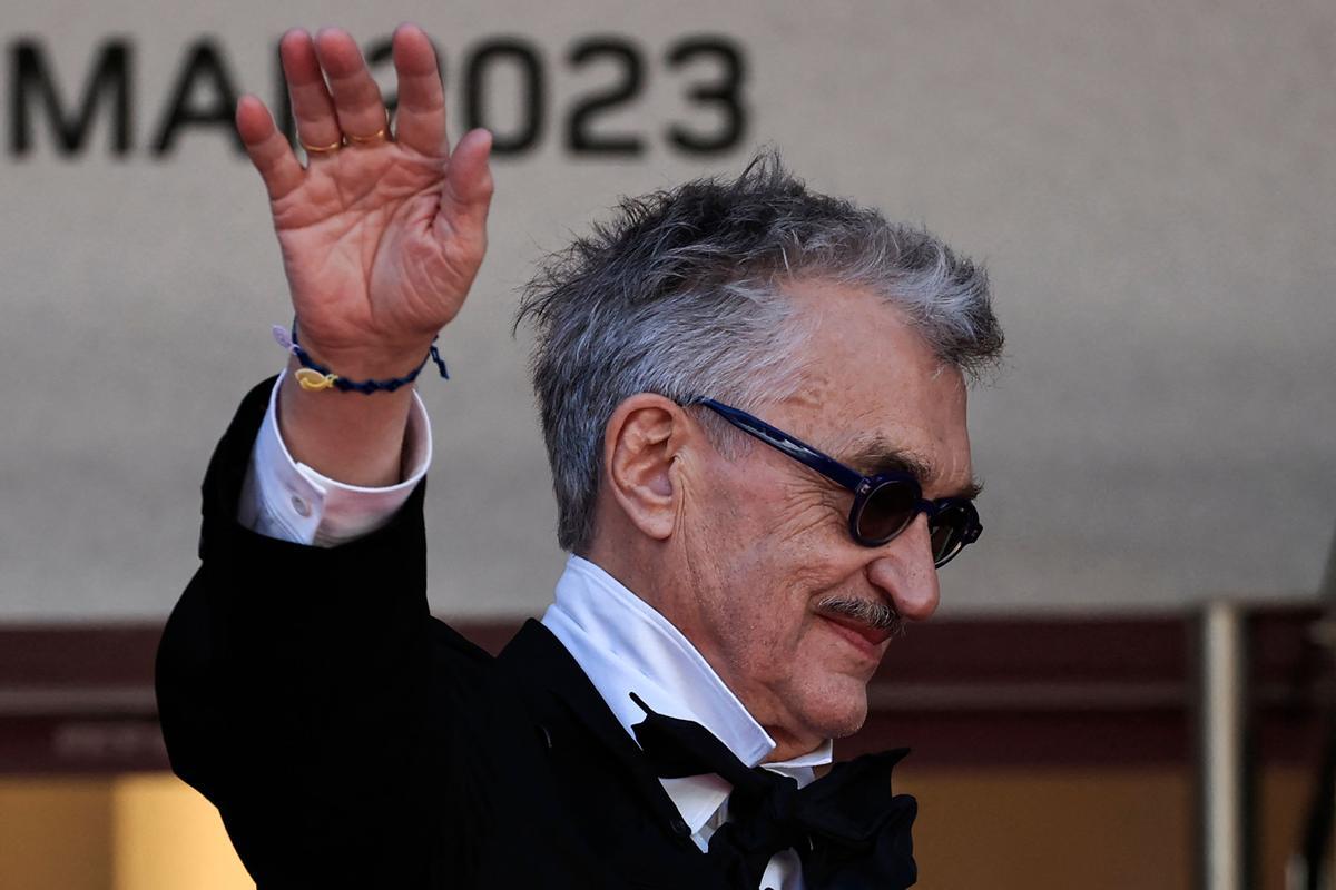 El director alemán Wim Wenders en el Festival de Cannes, este 25 de mayo