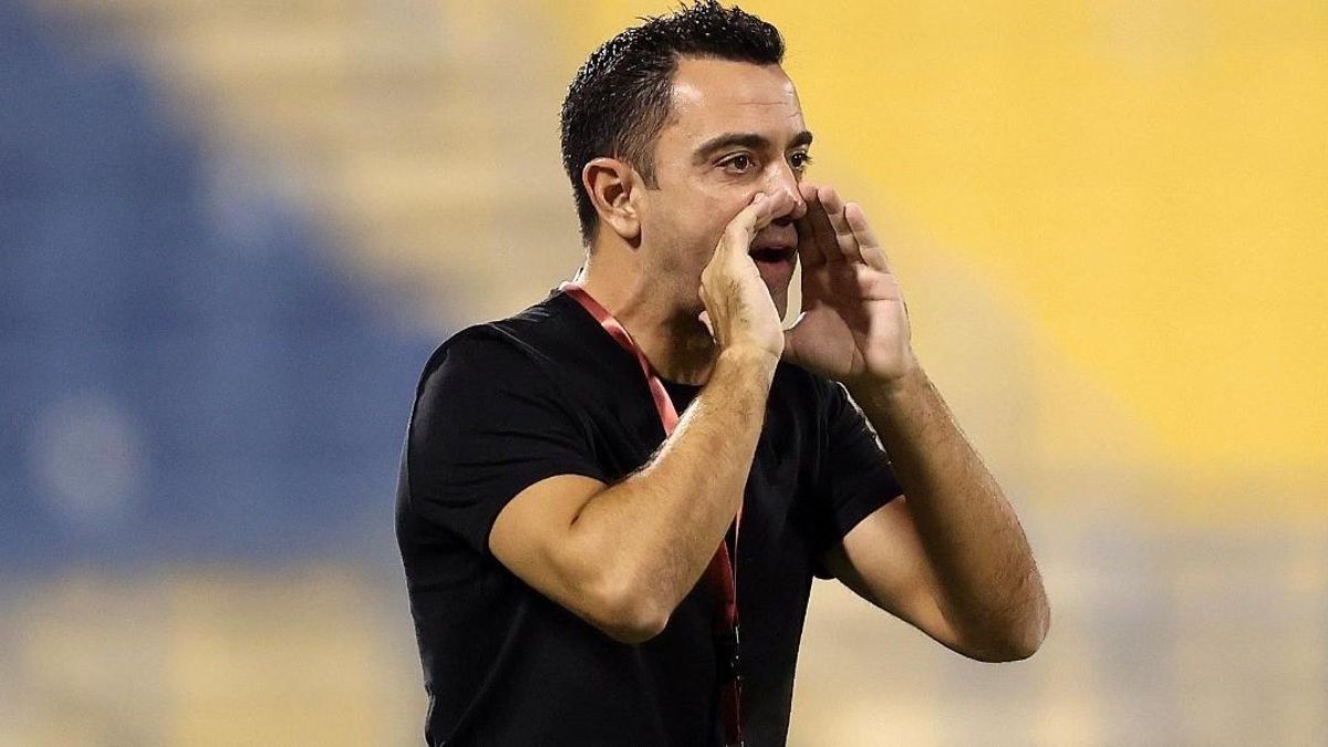 Xavi grita órdenes durante el último partido del Al Sadd ante el Al Duhail. Xavi grita órdenes durante el último partido del Al Sadd ante el Al Duhail.