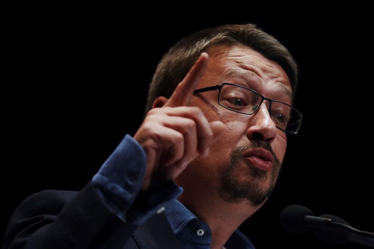 El coordinador de Catalunya En Comú-Podem, Xavier Domènech. El coordinador de Catalunya En Comú-Podem, Xavier Domènech.