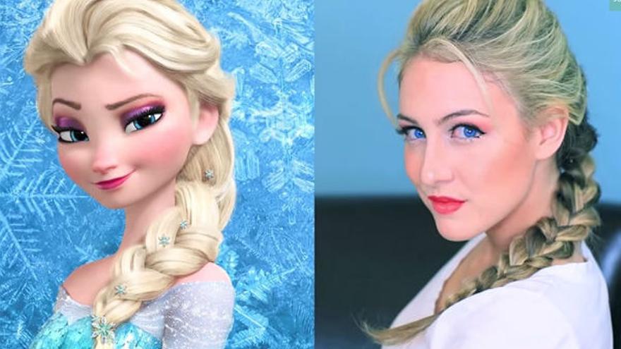 Furor por la trenza de Elsa de 'Frozen' en Nochevieja