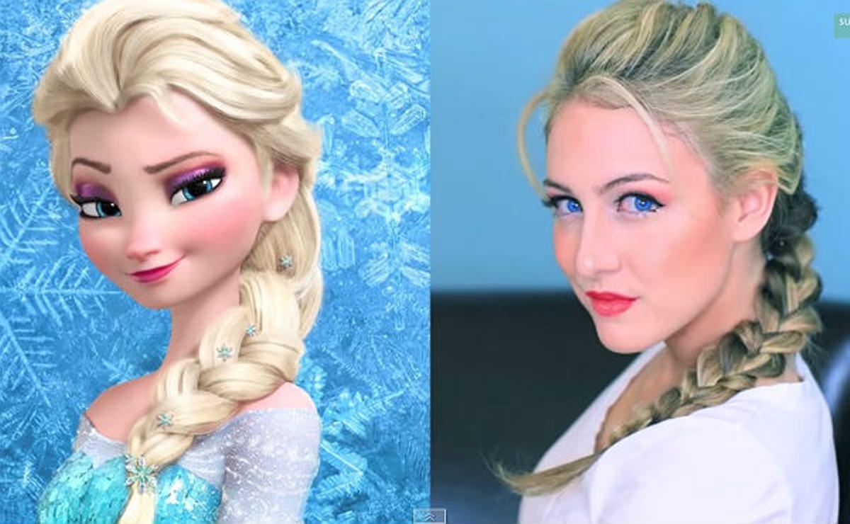 Furor por la trenza de Elsa de Frozen en Nochevieja