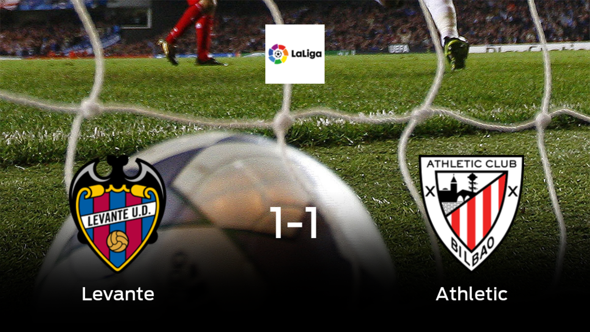 El Levante y el Athletic empatan 1-1 y se reparten los puntos El Levante y el Athletic empatan 1-1 y se reparten los puntos