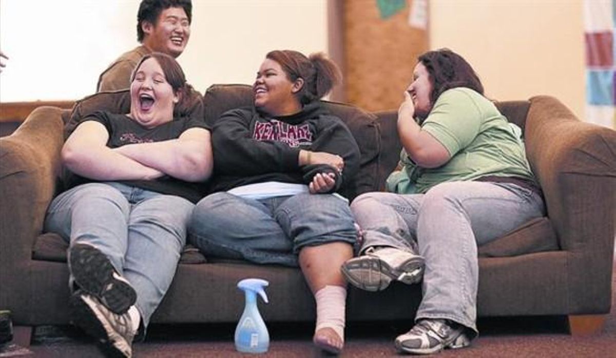 Alumnos de una escuela especial de California que ayuda a los alumnos a perder peso. Alumnos de una escuela especial de California que ayuda a los alumnos a perder peso.