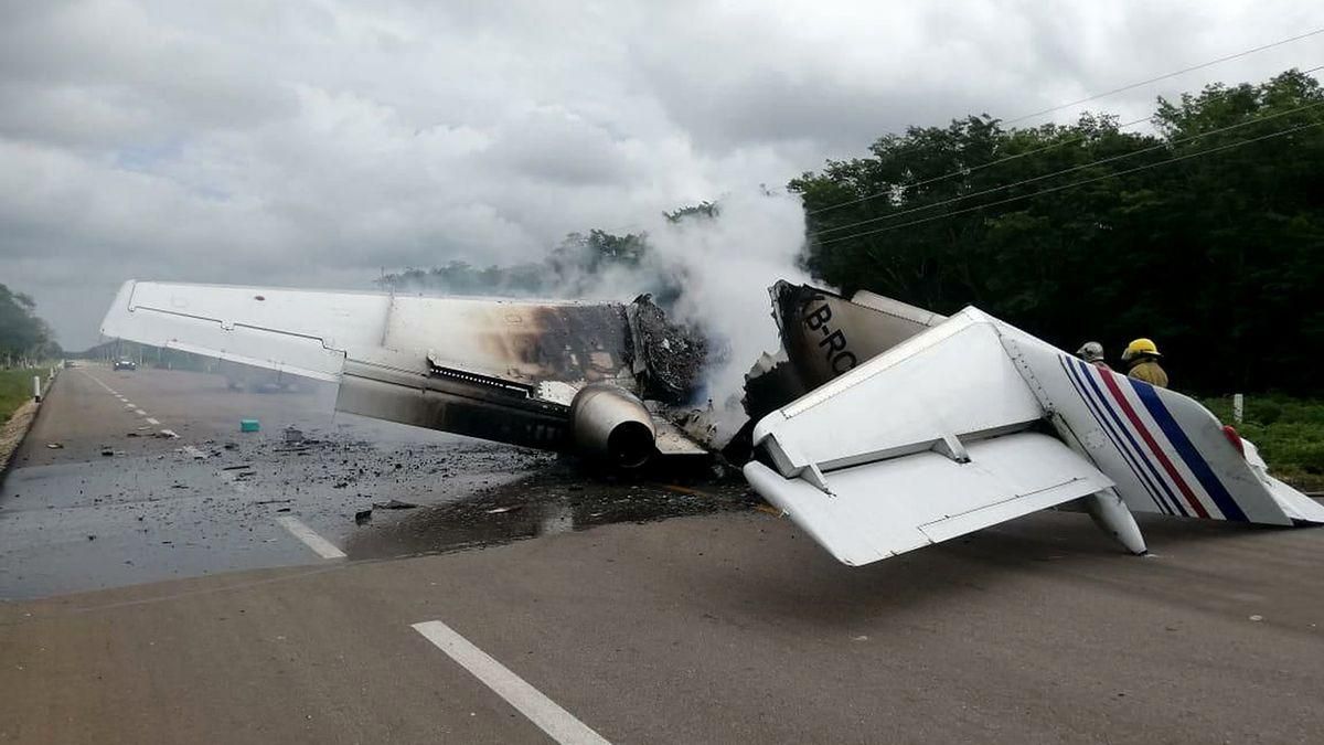 Un accidente de avioneta, en imagen de archivo. Un accidente de avioneta, en imagen de archivo.