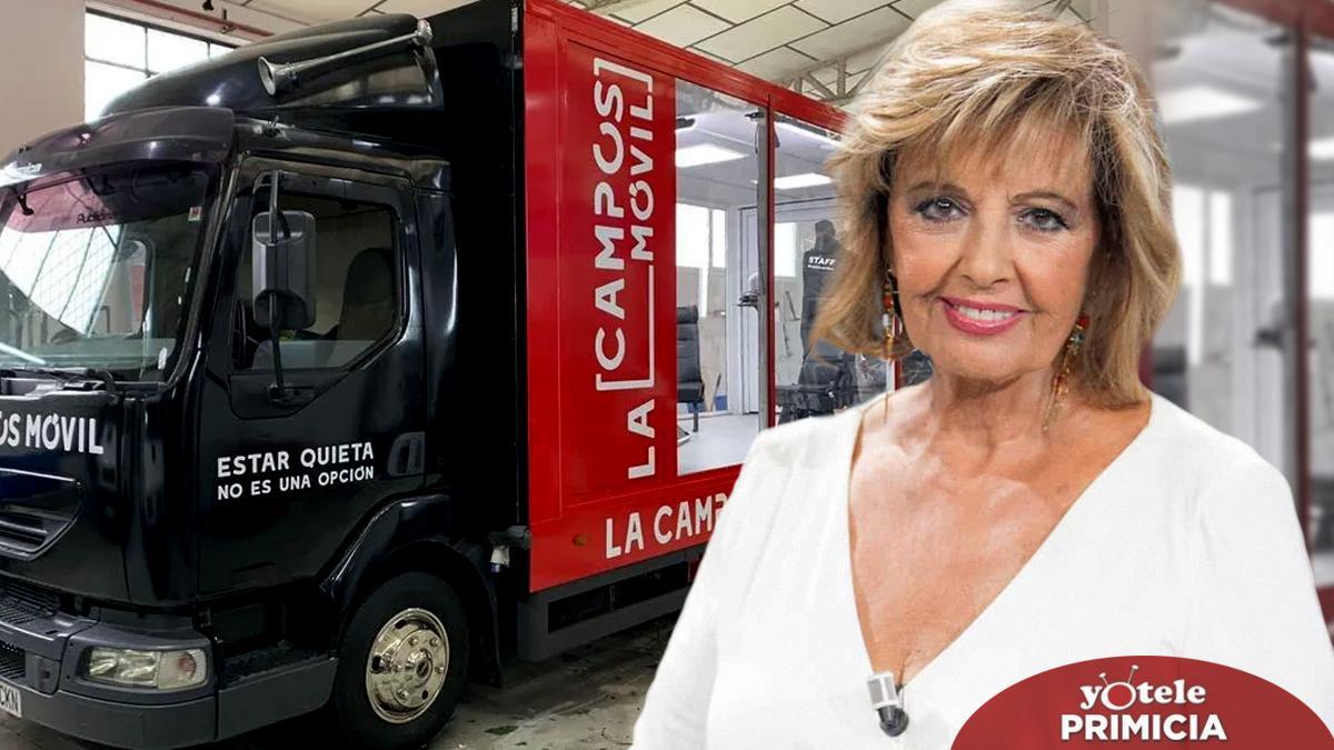 María Teresa Campos vuelve a trabajar en Mediaset: prepara un espacio de entrevistas a bordo de un camión