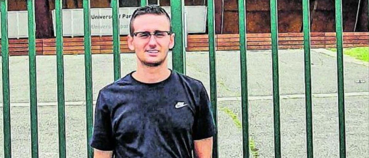 Íñigo Martín Melero, en las instalaciones del CERN de Suiza. Íñigo Martín Melero, en las instalaciones del CERN de Suiza.