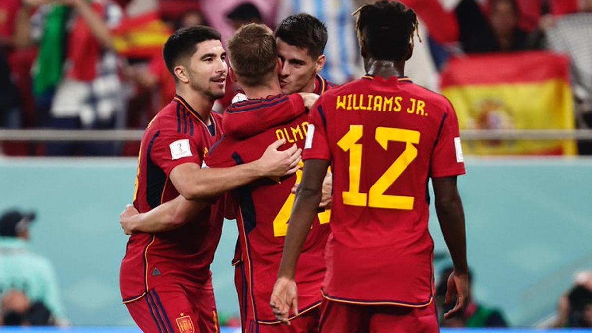 España ganó 7-0 a Costa Rica.